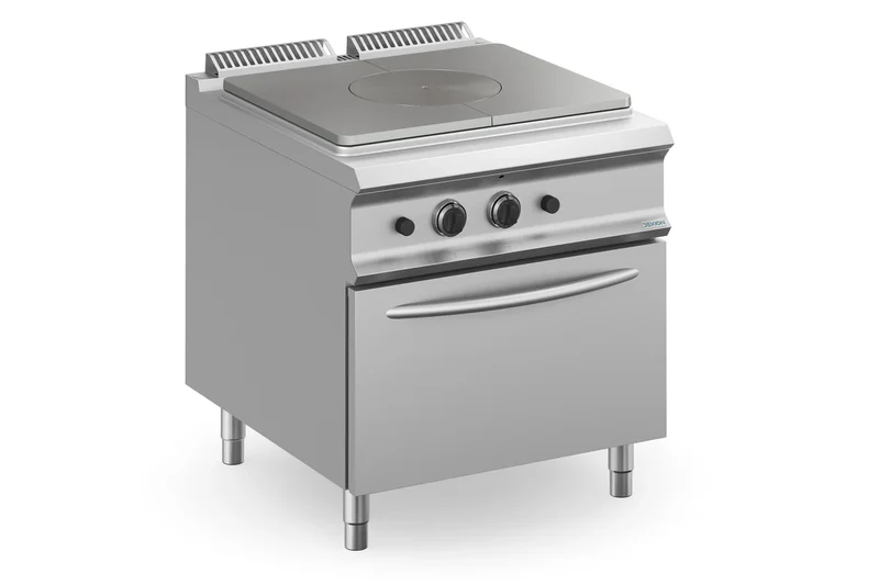 Plaque de cuisson à gaz Dexion Lux 980 - 80/90 avec four à gaz - 19 kW