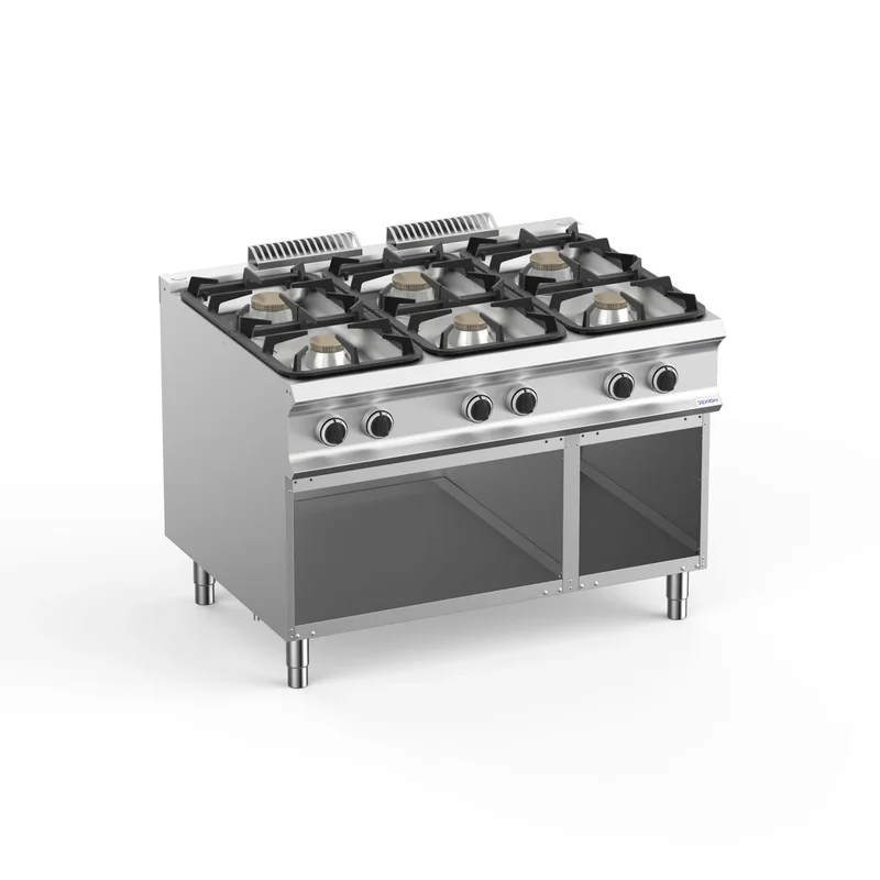 Cuisinière à gaz Dexion Lux 980 - 120/90 - 6 feux - 54 kW