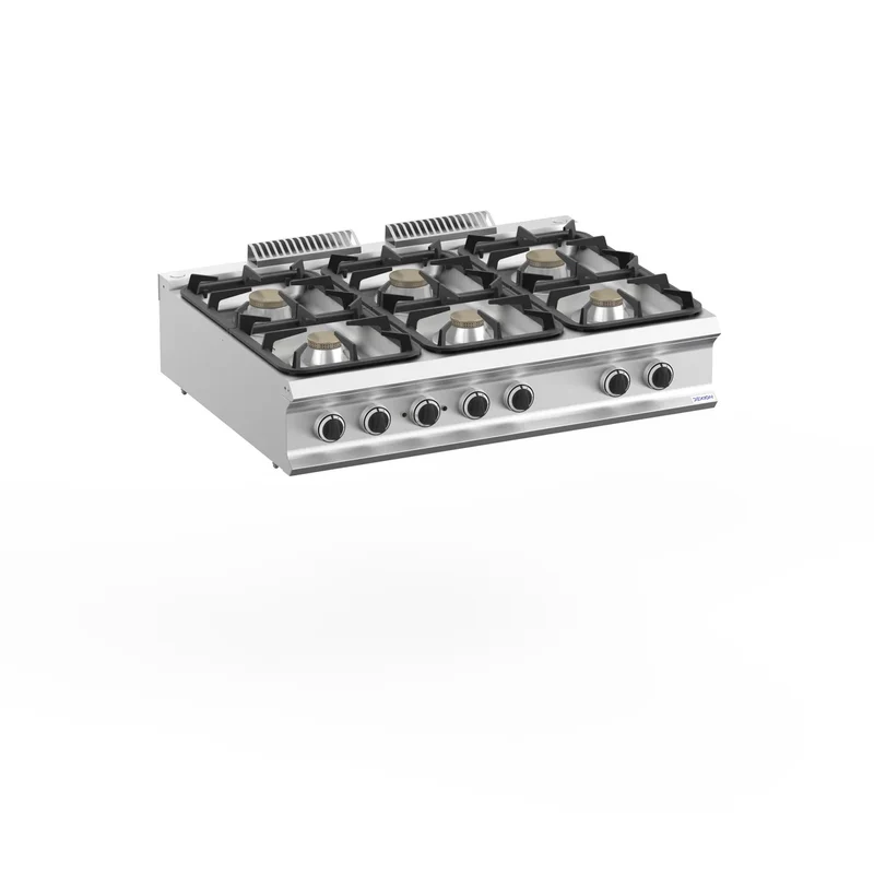 Cuisinière à gaz Dexion Lux 980 - 120/90 - appareil de table - 6 feux - 54 kW