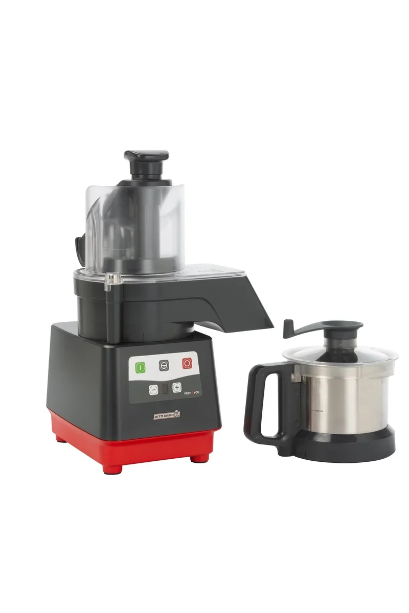 Dito Sama Prep4You Combi cutter / coupe-légumes 2,6 l - vitesse variable 500-3600 tr/min, cuve en inox, couteaux microdentés, avec disque d’éjection