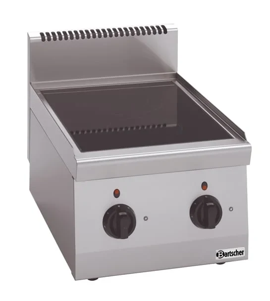 Bartscher cuisinière vitrocéramique 600 Imbiss 2 zones - appareil de table