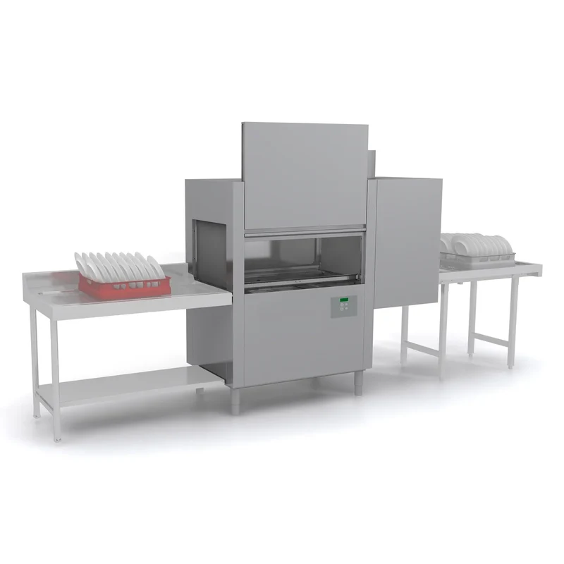 Lave-vaisselle à avancement de casiers Dexion D821LTDDA avec unité de séchage et entrée à droite