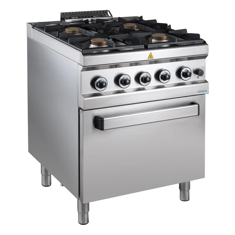 Cuisinière à gaz Série 700 - 70/70 avec four à gaz - 4 feux - 34 kW