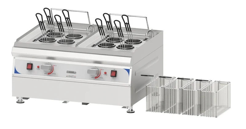 Casselin Cuiseur à pâtes électrique 2 x 9 Litres