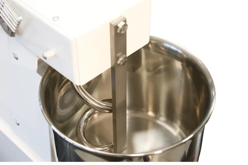 Pétrin à spirale PROFI 53 Litres 400V avec roulettes - tête fixe