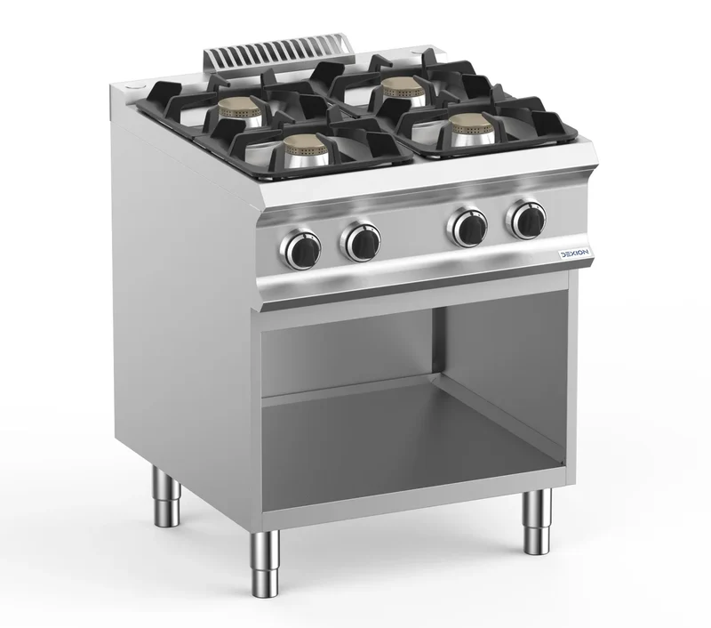 Cuisinière à gaz Dexion Lux 700 - 70/73 - 4 feux - 22 kW