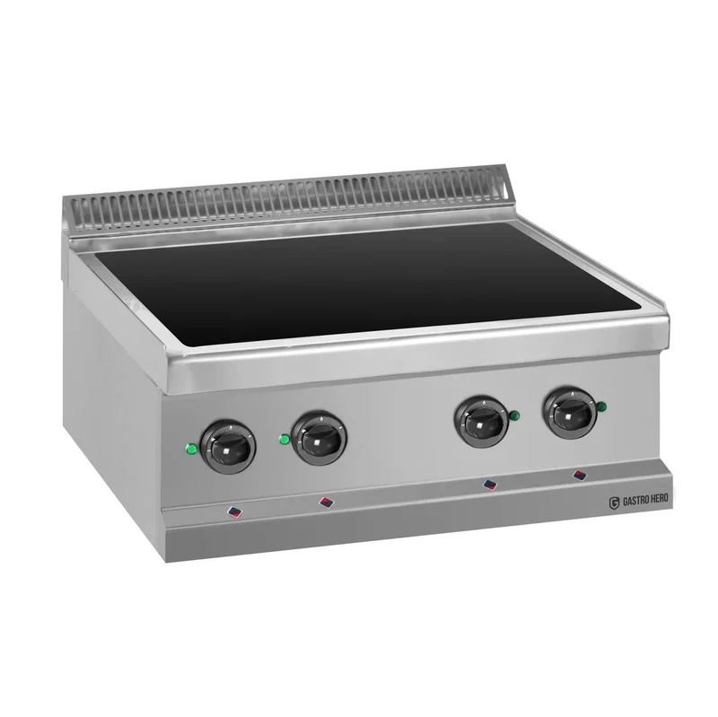 Cuisinière vitrocéramique Série 600 - appareil de table 60/60 - 4 zones de cuisson - 8,6 kW