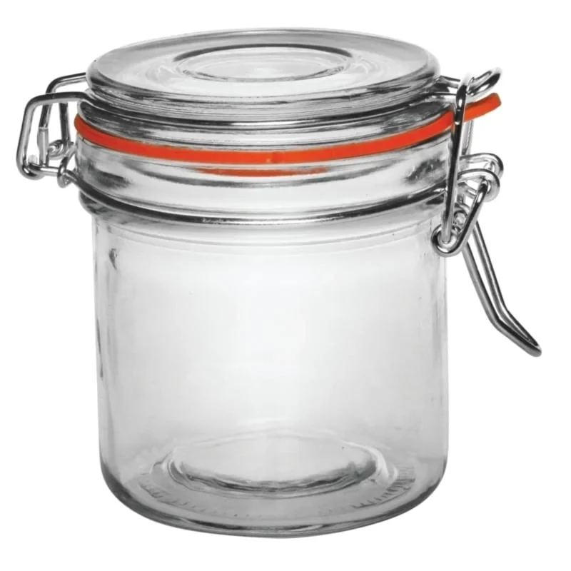 Bocal de conservation avec fermeture à étrier - Volume 300ml - 6 pcs.