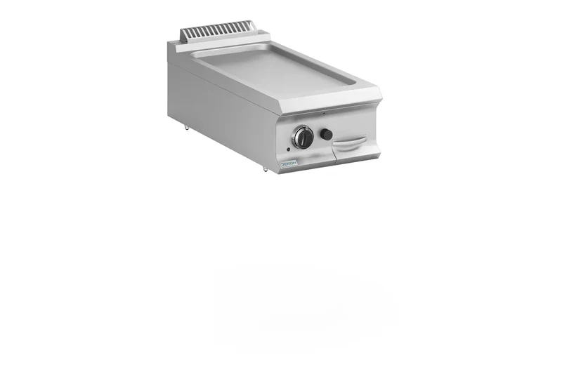 Plaque à snacker à gaz Dexion Lux 980 - 40/90 - lisse - appareil de table - 9,2 kW