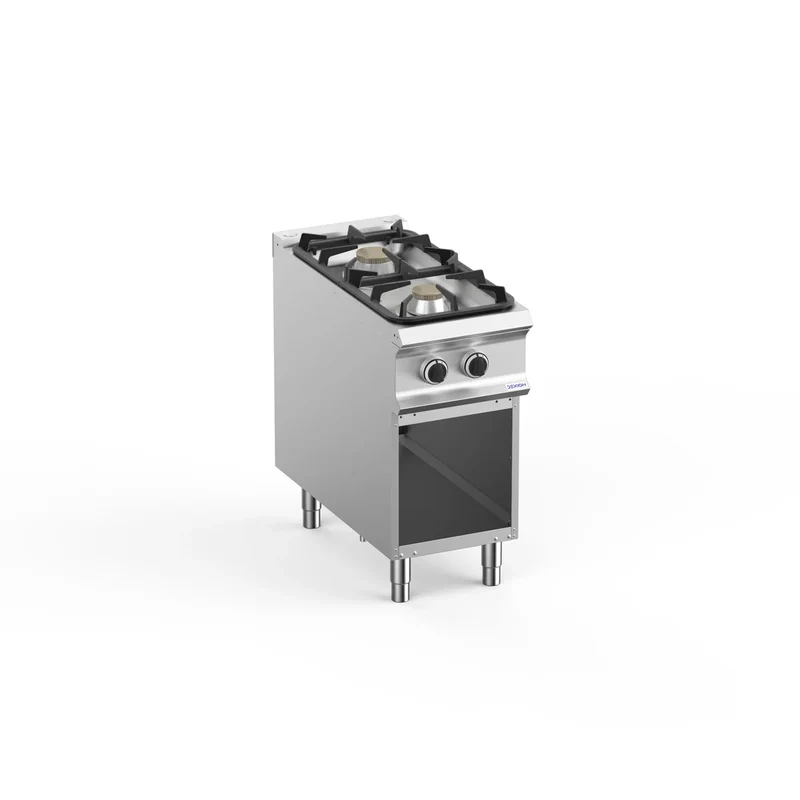 Cuisinière à gaz Dexion Lux 980 - 40/90 - 2 feux - 18 kW