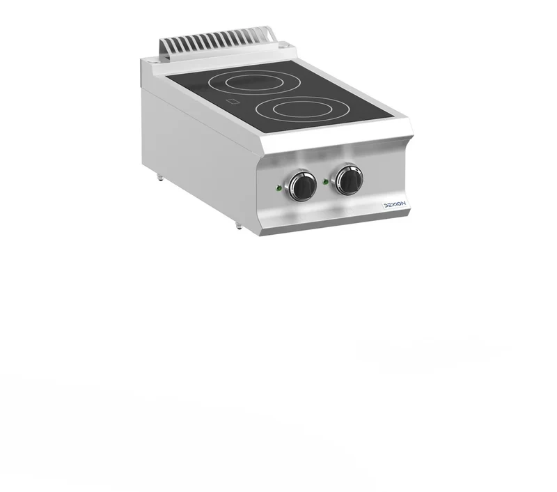 Cuisinière vitrocéramique Dexion Lux- 700 - 40/73 - appareil de table - 2 zones de cuisson rondes - 4,3 kW
