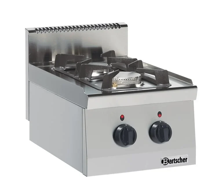 Bartscher cuisinière à gaz 600 Imbiss 400x600 - appareil de table
