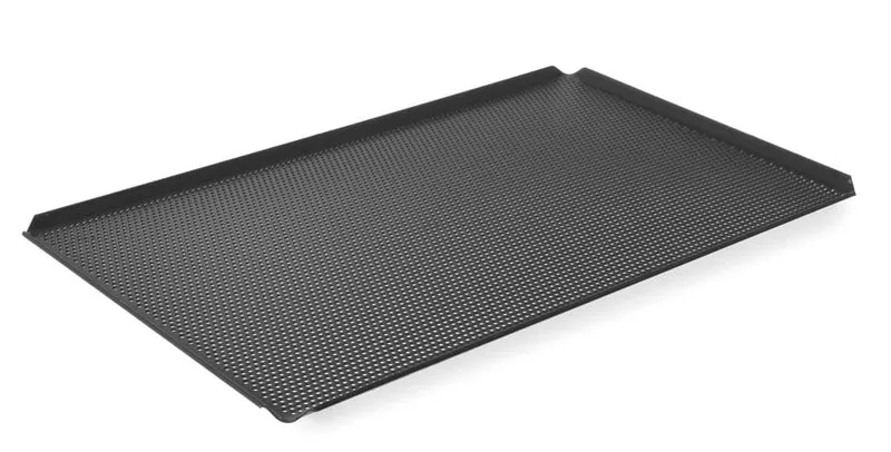 Plaque de cuisson en aluminium, GN 1/1, 32,5x53x1cm, 4 rebords