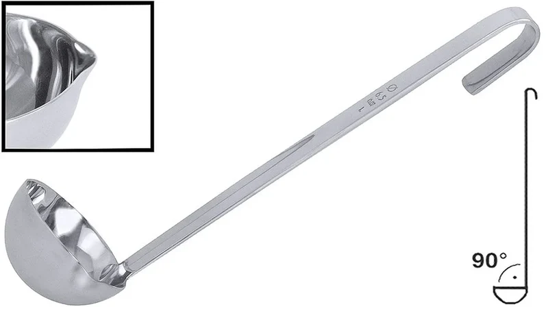 Cuillère à dressing, sans soudure, brillante - 0,03 litre