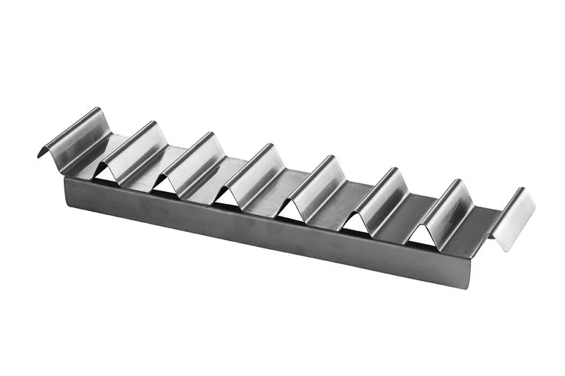 Support à petits pains en acier inoxydable pour 7 petits pains 475x105x60mm
