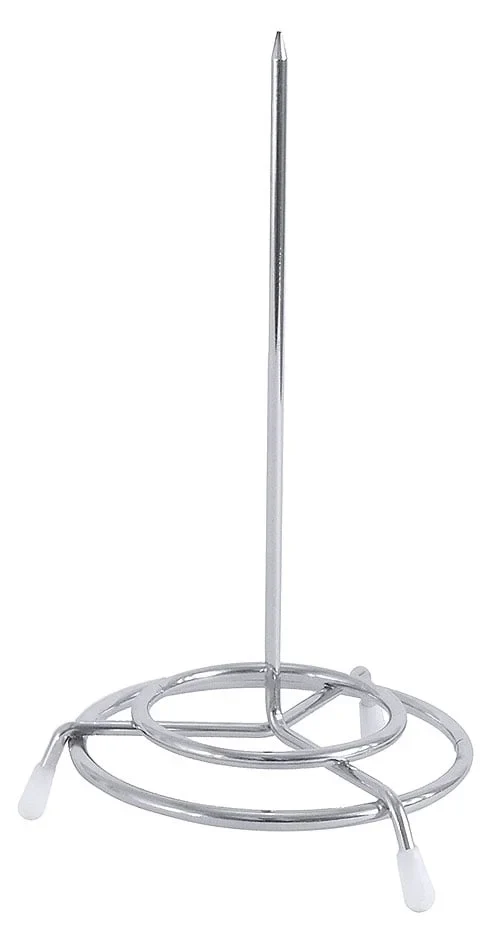 Pique-factures, diamètre de base 8 cm, hauteur 15,5 cm
