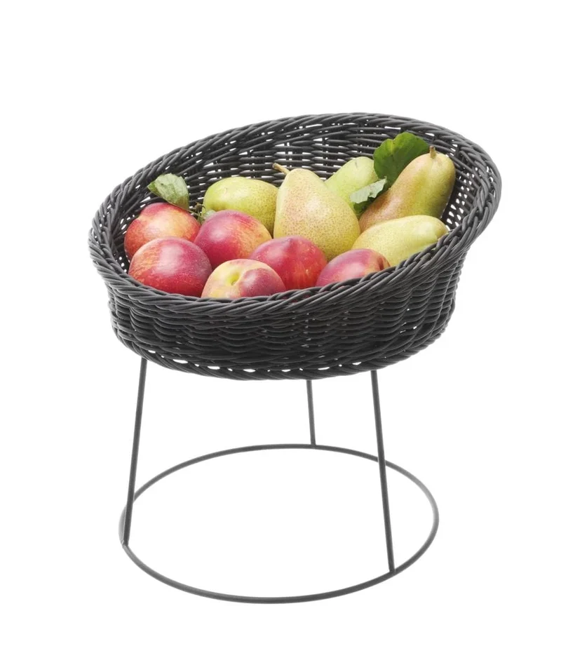 Support de buffet PP noir 200/250x180 mm