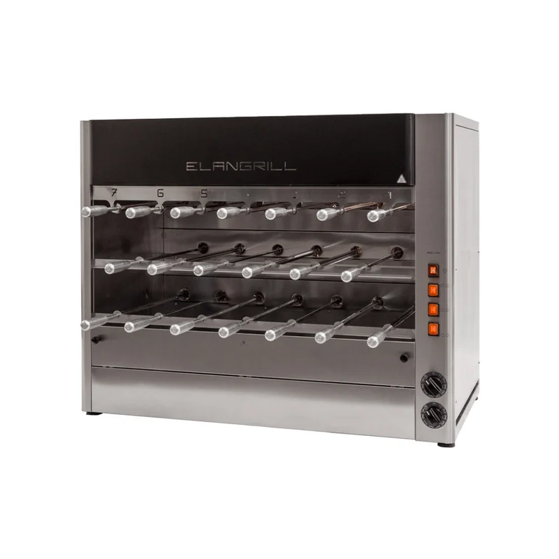 Churrasco électrique 20 épées - 12kW 400V