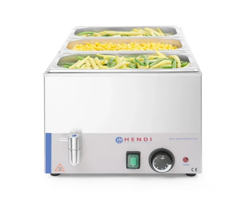 Bain-marie électrique Eco Line avec robinet de vidange