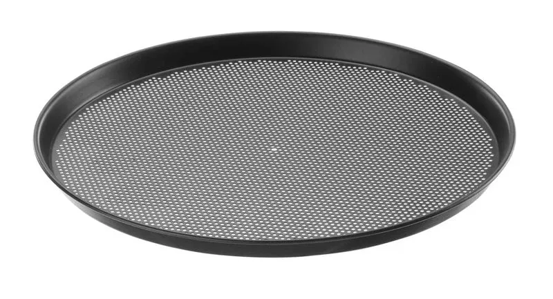 Hendi plaque à pizza perforée, Ø 311x(H)23mm