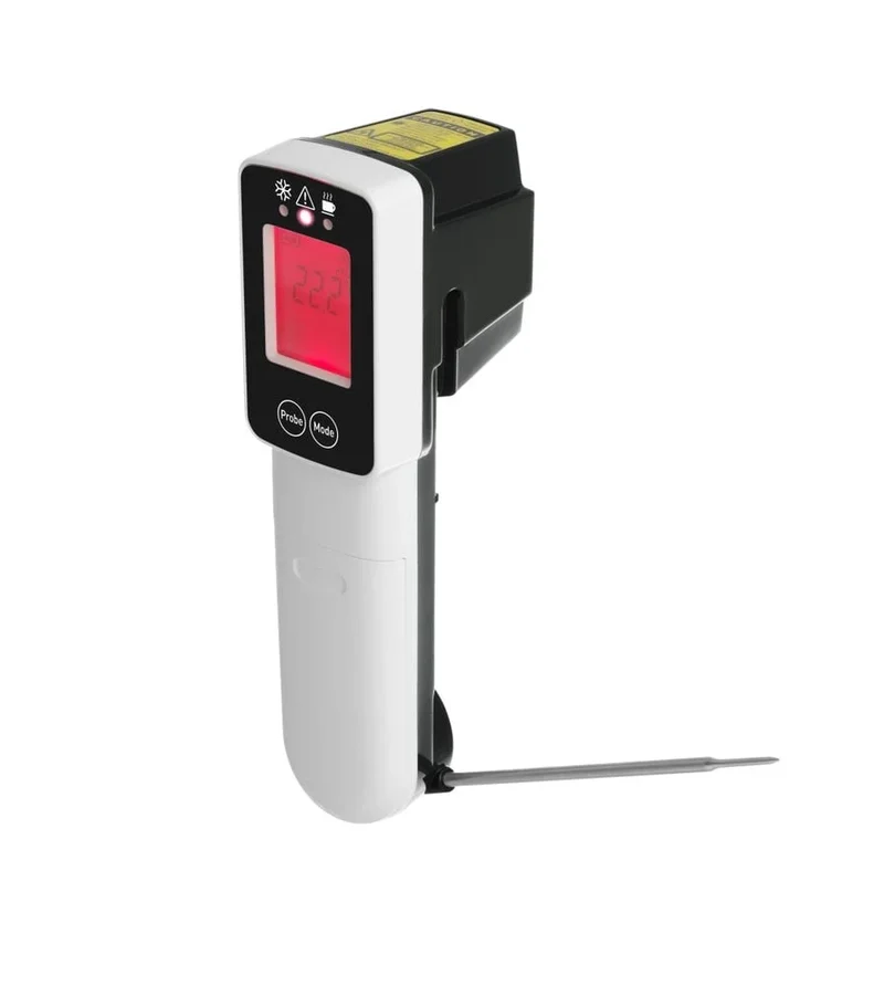 Thermomètre infrarouge avec sonde -60/350°C 39x53x(H)158