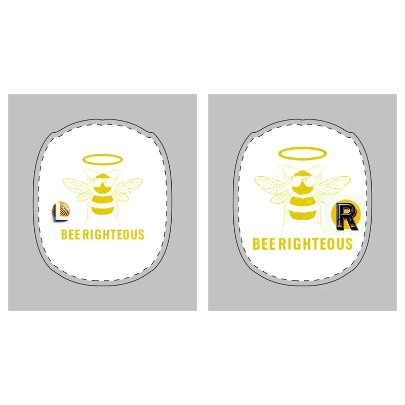 Bee Righteous AirPod Max Case | Stylish Audio Protection, Gift for Music Lovers, Bee-Inspired Tech Accessory, Trendy Earphone Case