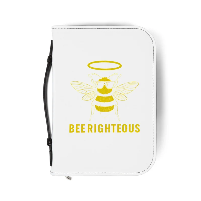 Honey Bee Bible Cover | Religious Gift & Faith Organizer, Inspirational Holder