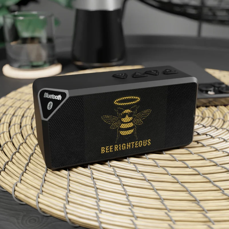 Bee Rightheous Jabba Bluetooth Speaker - Wireless Sound System, Music Lovers Gift