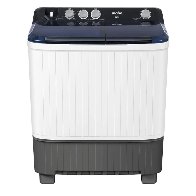 Mabe Lavadora Semiautomática 22 Kg, Blanco (LMDX2224HBAB0)