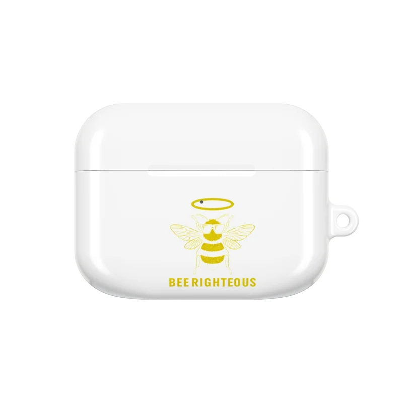 Nature Lover Gift: Bee-Themed AirPod Cases - Cute Tech Accessories for Music Lovers, Fun Gift Idea