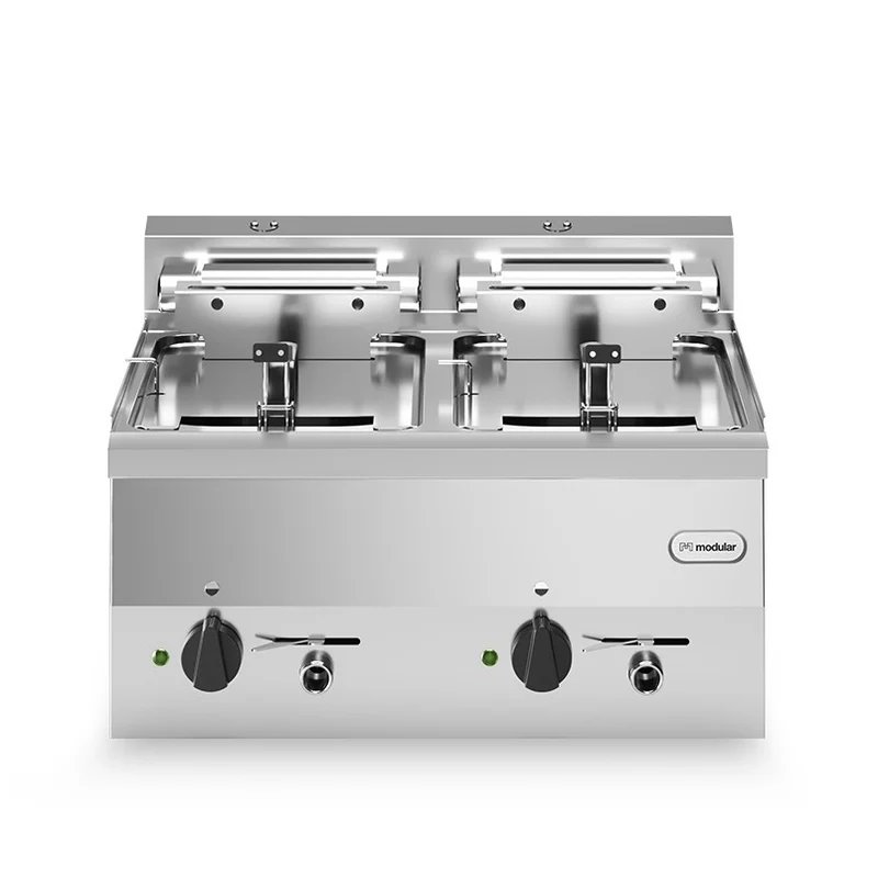 Friteuse électrique à poser - 10+10L