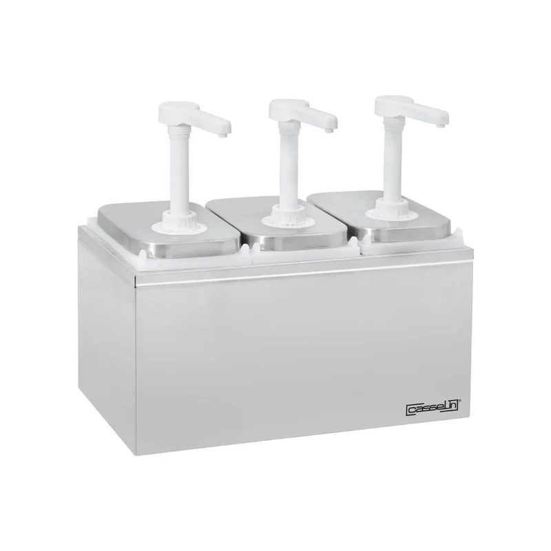 Pompe à sauce neutre 3x2L