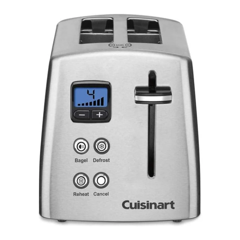 Cuisinart Tostador de Pan con Temporizador 2 Rebanadas, CPT-415P1