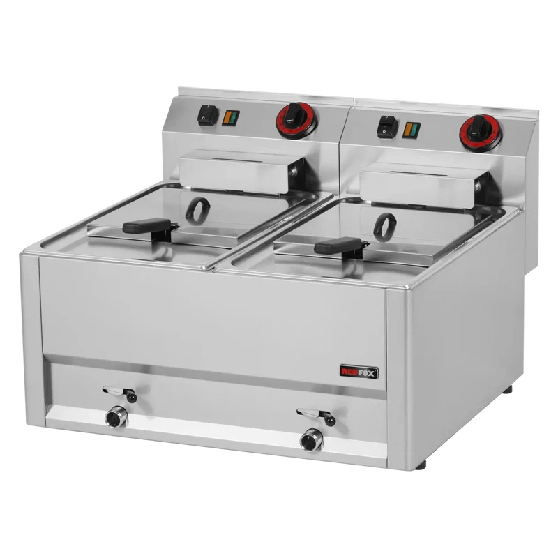 Friteuse électrique à poser 8+8L