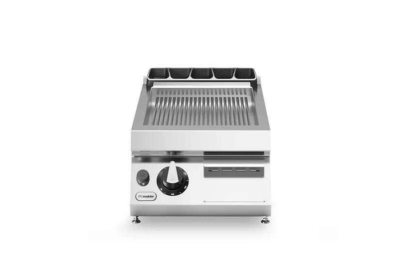 Plancha rainurée 1 zone - Gaz