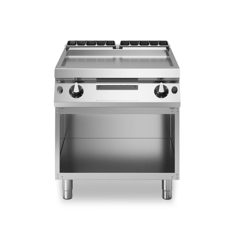 Plancha lisse 2 zones - Gaz
