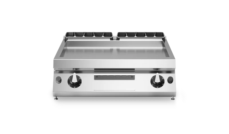Plancha lisse 2 zones - Gaz