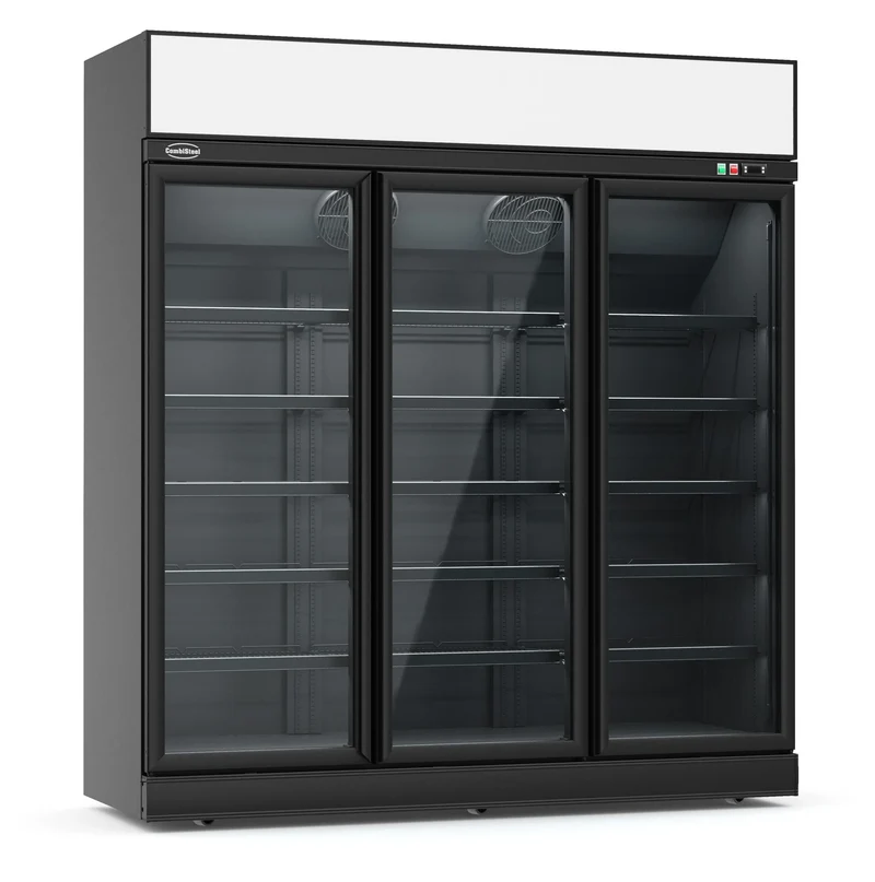 Vitrine congélateur 3 portes vitrées 1530L