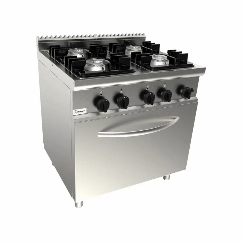 Cuisinière gaz sur four gaz 4 feux 37,9kW