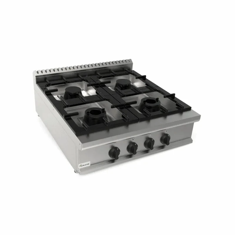 Cuisinière gaz à poser 4 feux 29,6kW