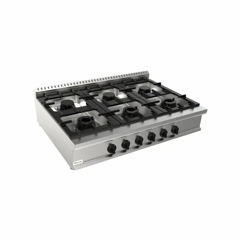 Cuisinière gaz à poser 6 feux 44,4kW