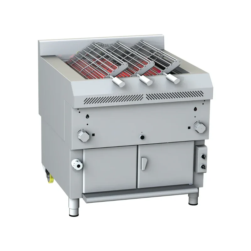 Grillade à gaz - Churrasco - 3 broches rotative