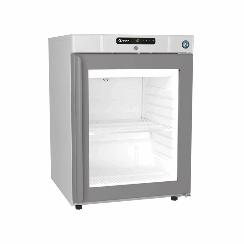 Armoire réfrigérée positive 1 porte vitrée blanc +1/+12°C 123L