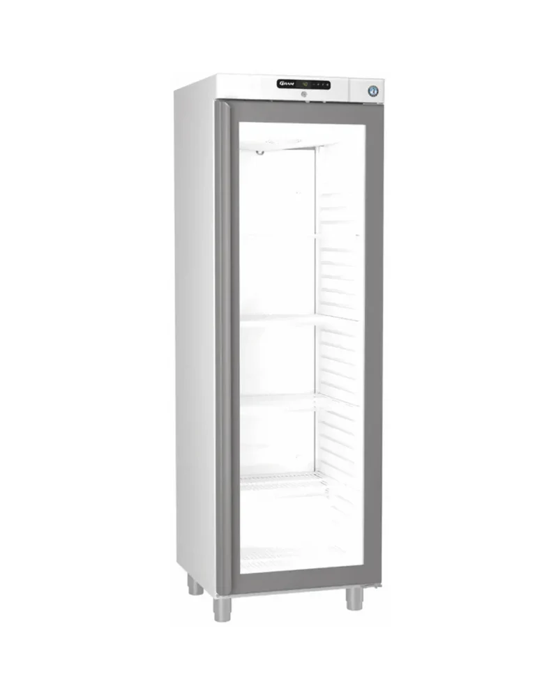 Armoire réfrigérée positive 1 porte vitrée blanc +1/+12°C - 343L