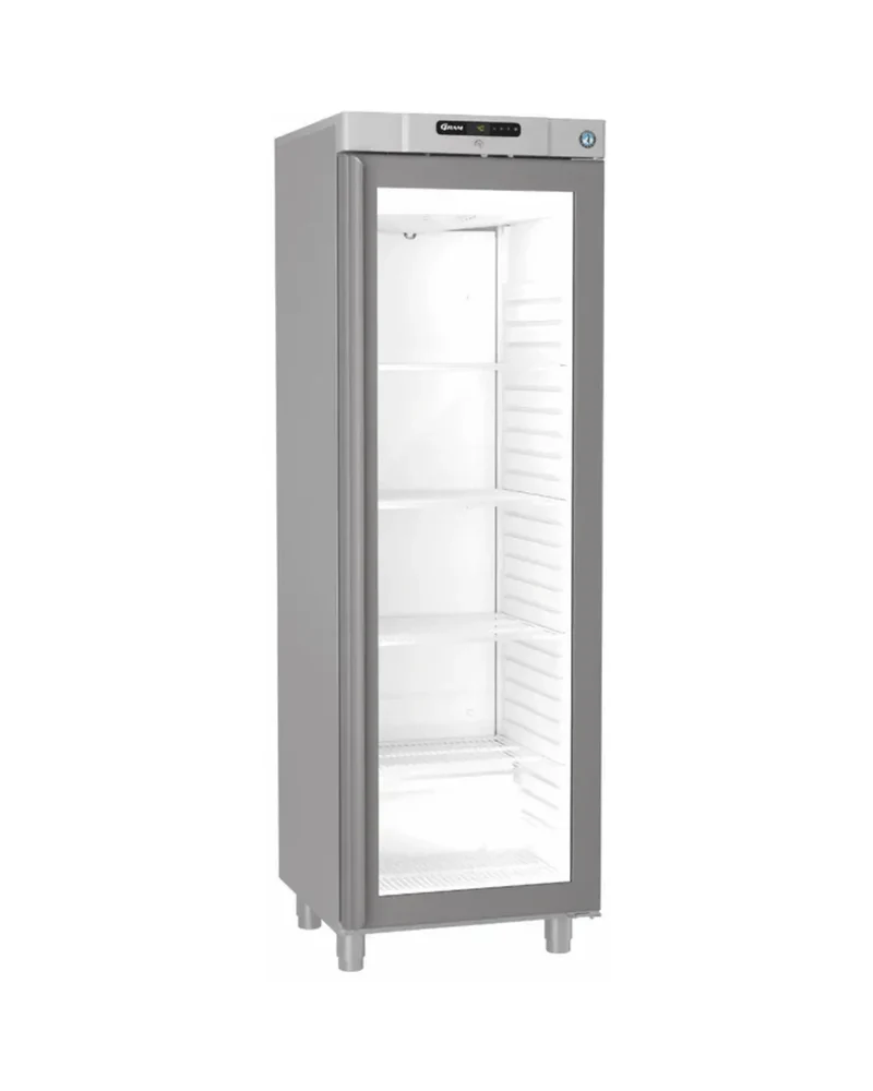 Armoire réfrigérée positive 1 porte vitrée inox +1/+12°C - 343L