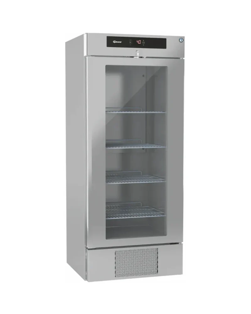 Armoire réfrigérée positive 1 porte vitrée +2/+12°C - 610L