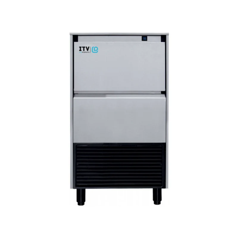 Machine à glaçons pleins avec pompe de relevage - refroidissement à air - Réserve 20kg