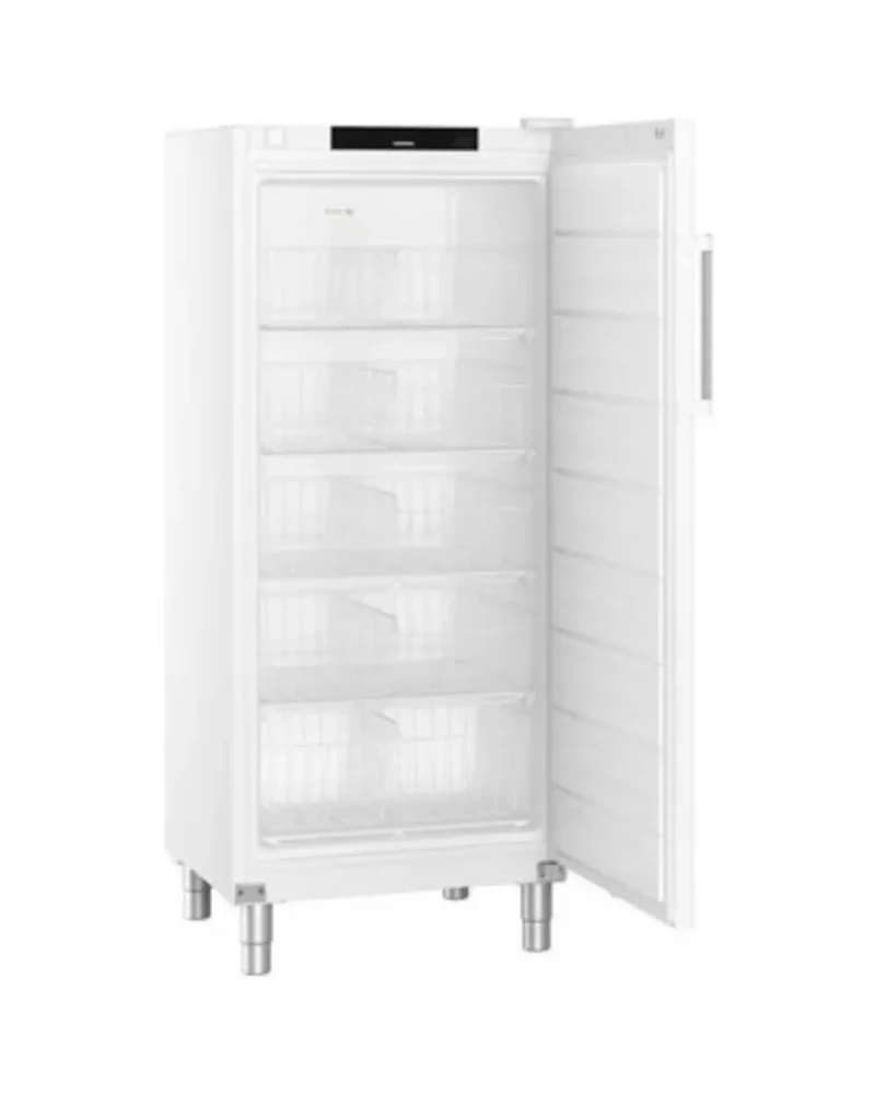 Armoire réfrigérée de restauration négative statique en epoxy blanc 1 porte - 499 litres