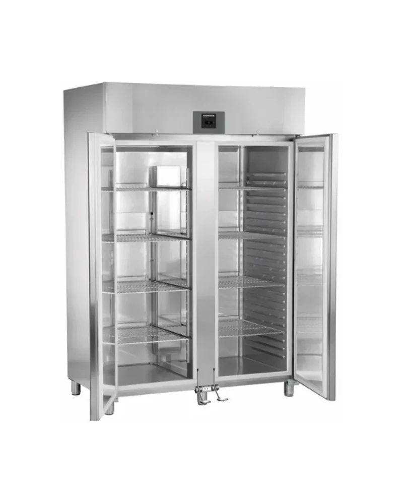 Armoire réfrigérée négative ventilée en inox 2 portes PREMIUM - gastronormes 2/1