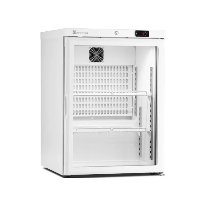 Armoire réfrigérée positive blanc +1/+8°C - 1 porte vitrée - 600x600x835mm